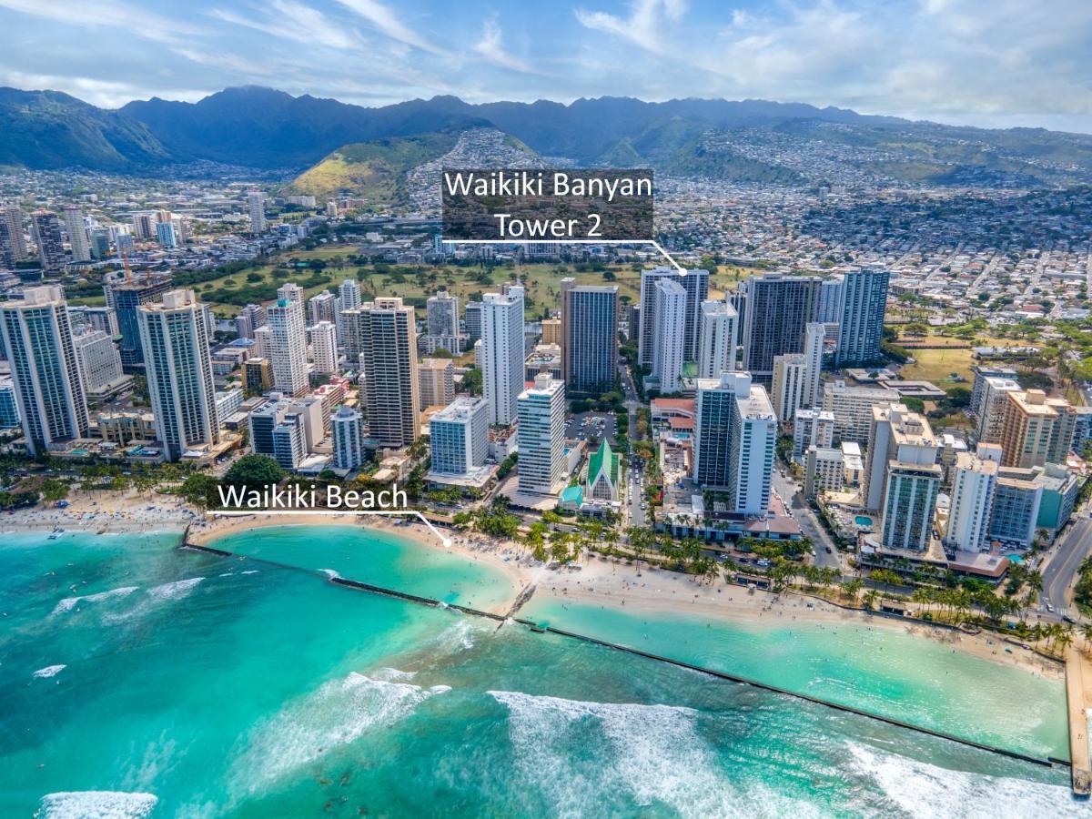 Stylish With Mountain Views In Waikiki Banyan! Appartement Honolulu